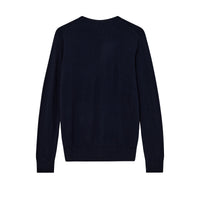 Mos Mosh Gallery, MMGAdam Soft Knit, Navy-Mos Mosh Gallery-Minlillebutik.dk