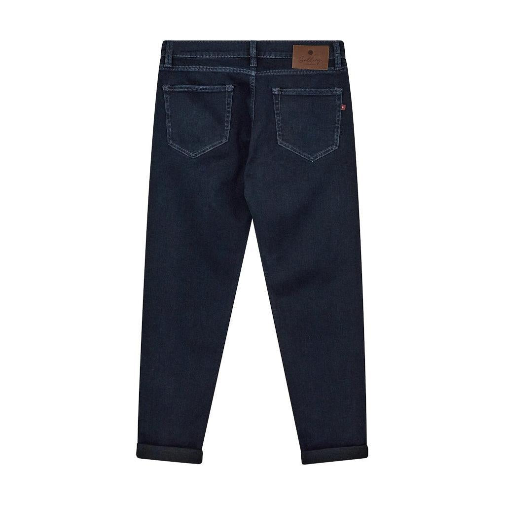 Mos Mosh Gallery, Andrew Blue Black Jeans, Blue Black Denim-Mos Mosh Gallery-Minlillebutik.dk