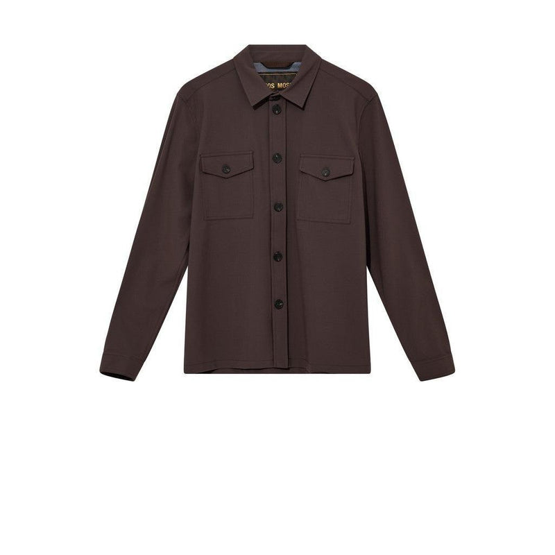 Mos Mosh Gallery, MMGBirk Traver Overshirt, Chocolate Brown-Mos Mosh Gallery-Minlillebutik.dk