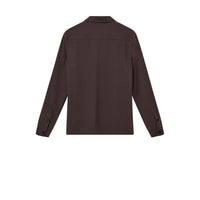 Mos Mosh Gallery, MMGBirk Traver Overshirt, Chocolate Brown