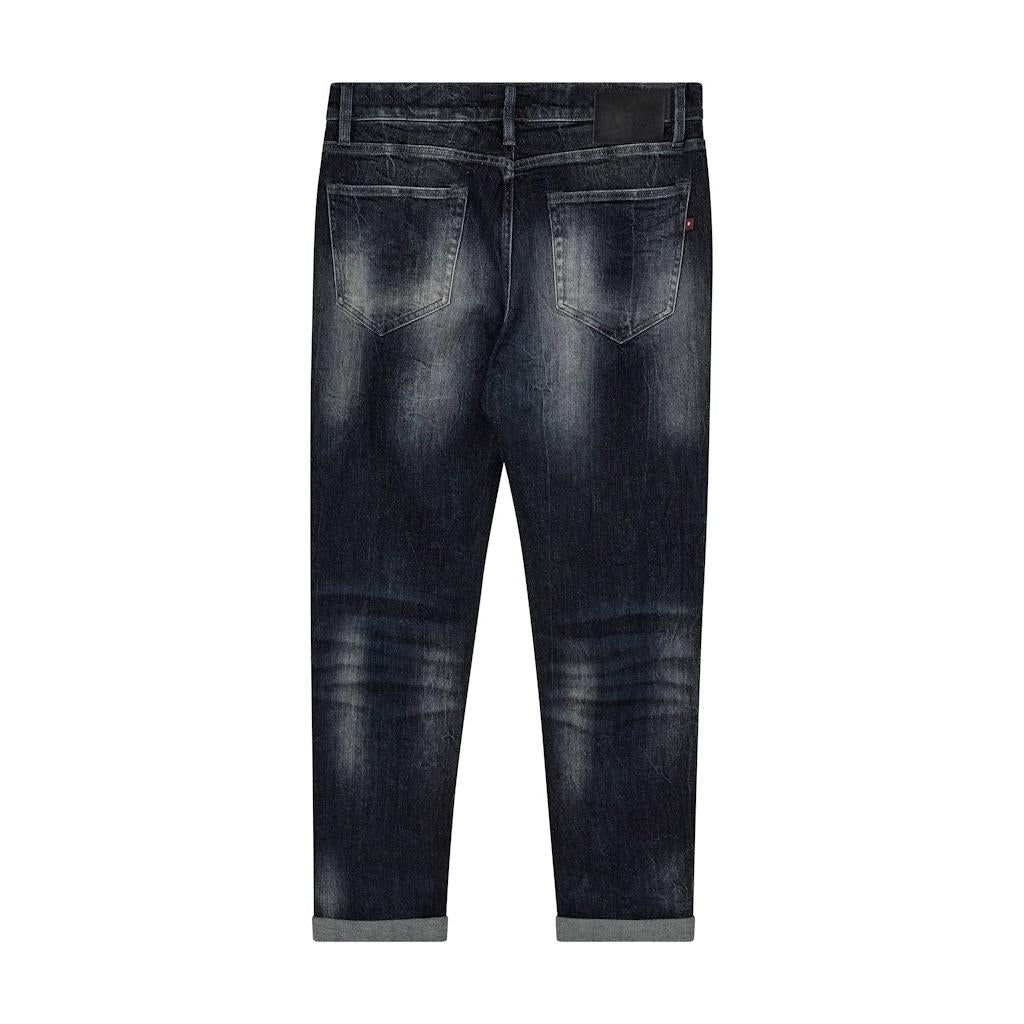 Mos Mosh Gallery, Andrew Trento Jeans, Dark Grey Denim-Mos Mosh Gallery-Minlillebutik.dk