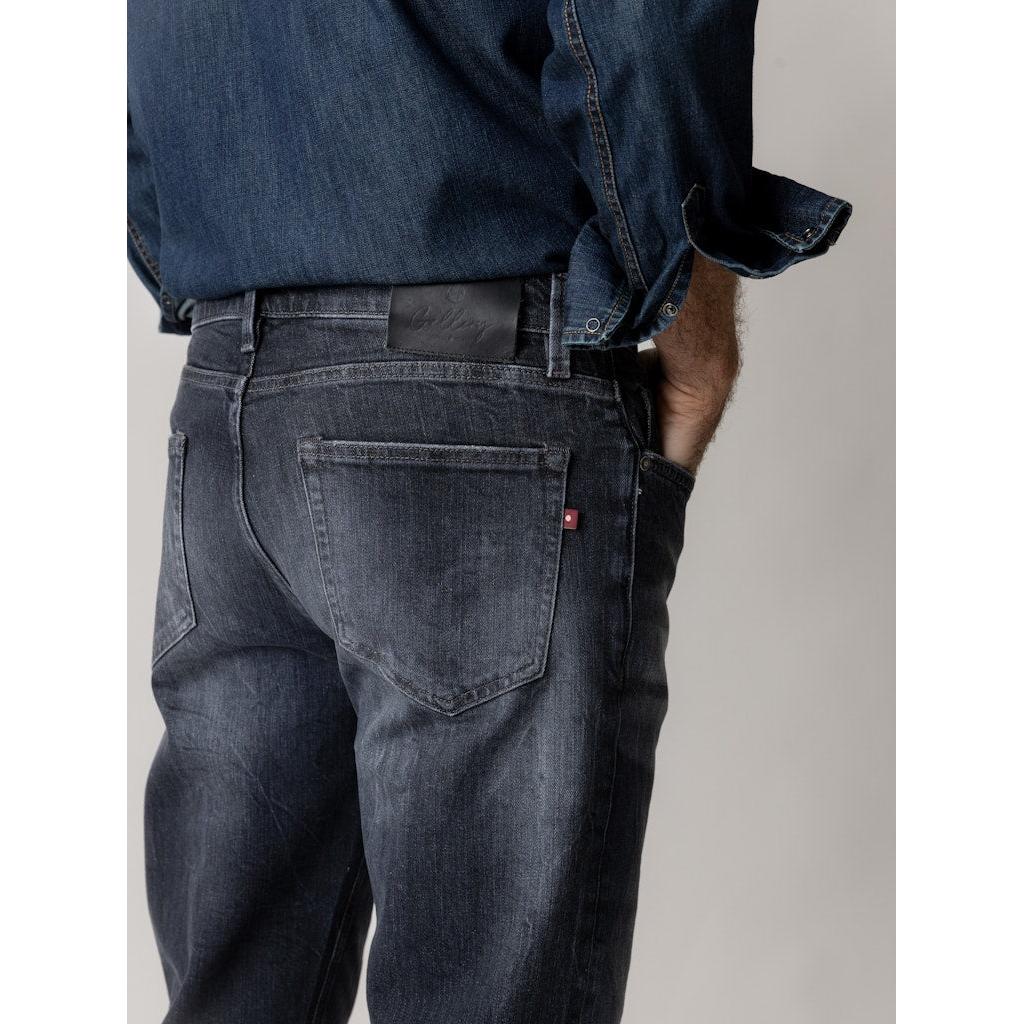 Mos Mosh Gallery, Andrew Trento Jeans, Dark Grey Denim