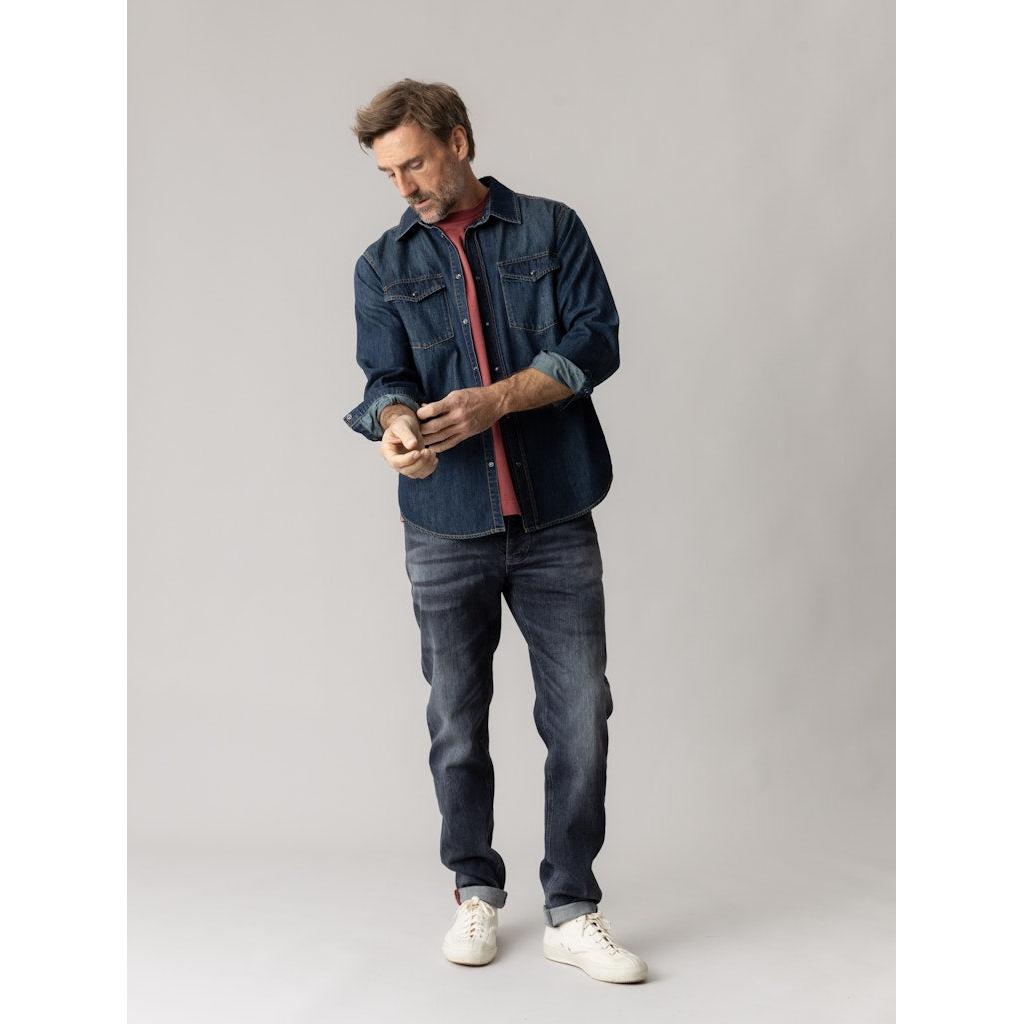 Mos Mosh Gallery, Andrew Trento Jeans, Dark Grey Denim