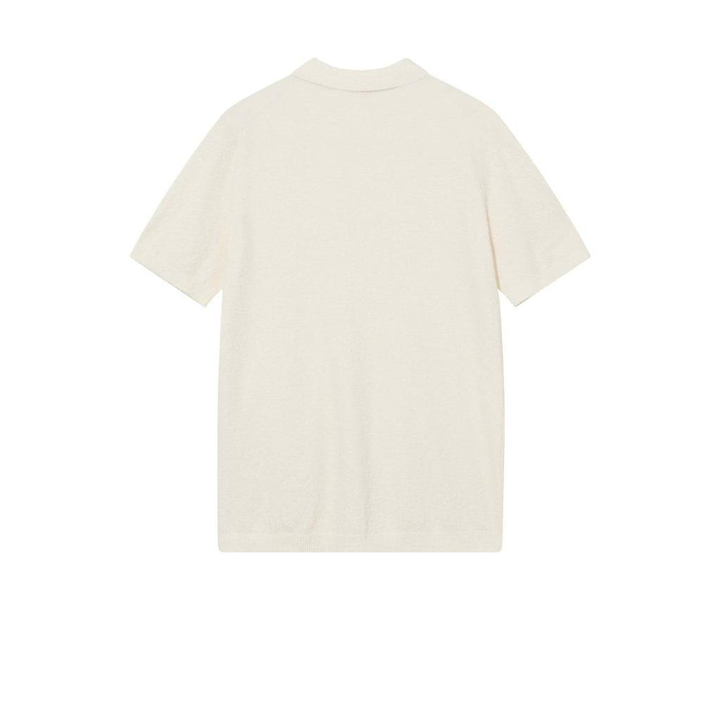 Mos Mosh Gallery, Kyle Bouclé SS Polo, Ecru