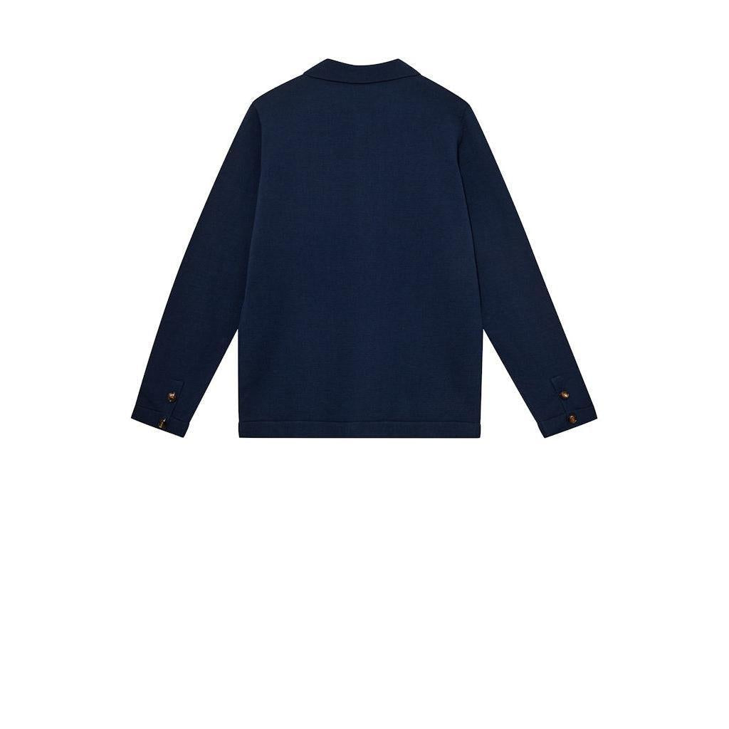 Mos Mosh Gallery, Conway Knit Jacket, Navy-Mos Mosh Gallery-Minlillebutik.dk