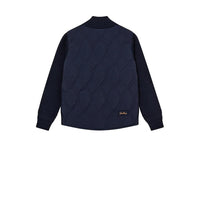 Mos Mosh Gallery, Alonso Zip Cardigan, Navy-Mos Mosh Gallery-Minlillebutik.dk