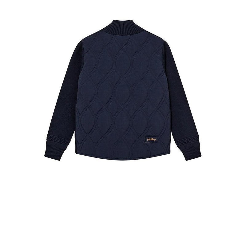 Mos Mosh Gallery, Alonso Zip Cardigan, Navy-Mos Mosh Gallery-Minlillebutik.dk