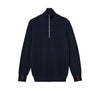 Mos Mosh Gallery, Porter Quarter-Zip Knit, Navy-Mos Mosh Gallery-Minlillebutik.dk