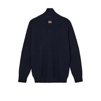 Mos Mosh Gallery, Porter Quarter-Zip Knit, Navy-Mos Mosh Gallery-Minlillebutik.dk