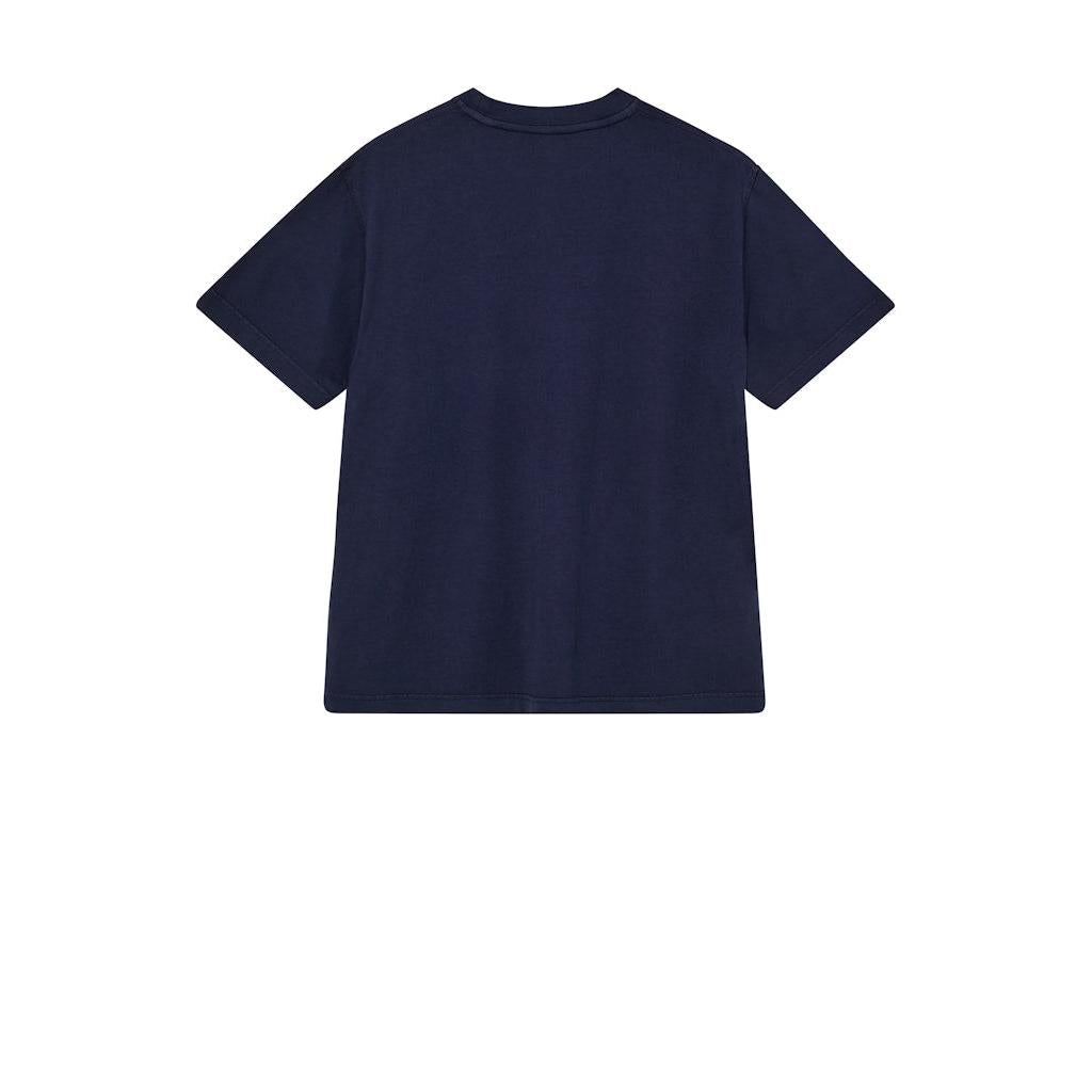 Mos Mosh Gallery, Ciao O-SS Tee, Navy-Mos Mosh Gallery-Minlillebutik.dk