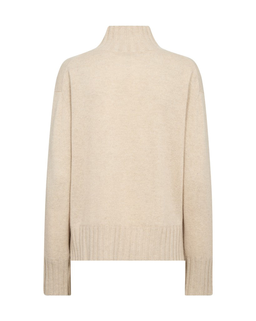 Mos Mosh , MMAima Cashmere Highneck Knit Tan