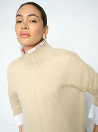 Mos Mosh , MMAima Cashmere Highneck Knit Tan