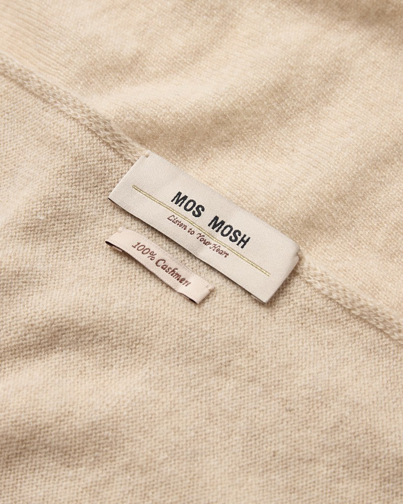 Mos Mosh, MMEnata Cashmere Knit Scarf Tan