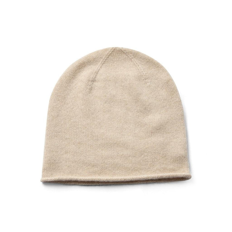 Mos Mosh, MMRua Cashmere Beanie Tan-Mos Mosh-Minlillebutik.dk
