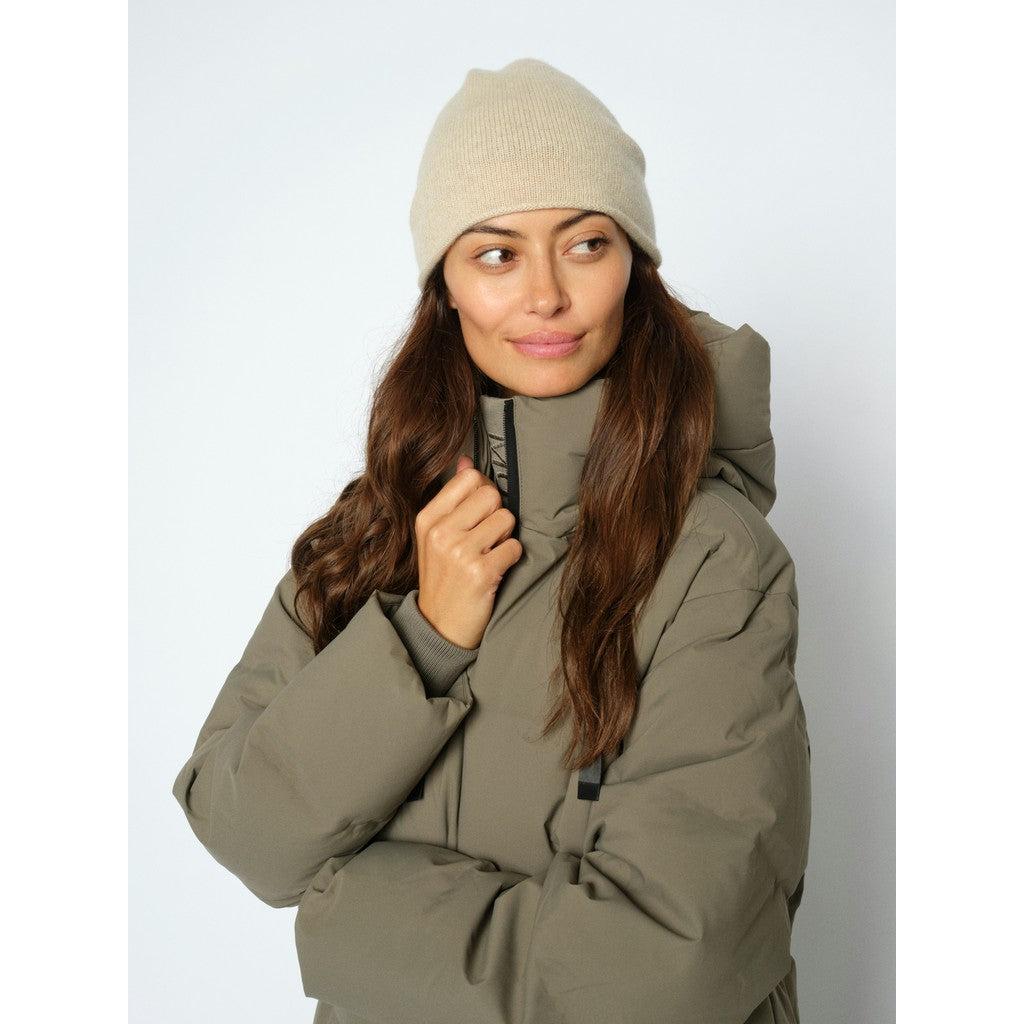 Mos Mosh, MMRua Cashmere Beanie Tan-Mos Mosh-Minlillebutik.dk