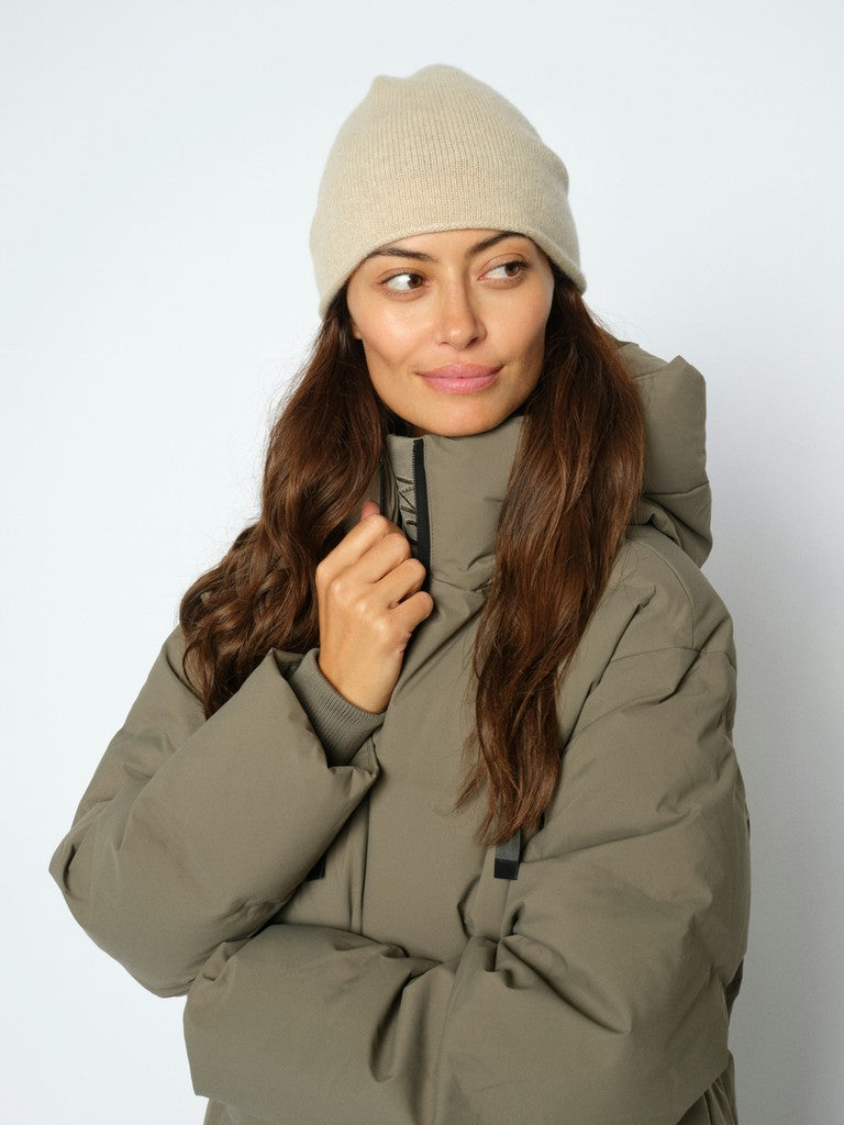 Mos Mosh, MMRua Cashmere Beanie Tan