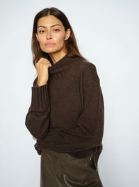 Mos Mosh , MMAima Cashmere Highneck Knit Brun