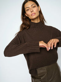Mos Mosh , MMAima Cashmere Highneck Knit Brun