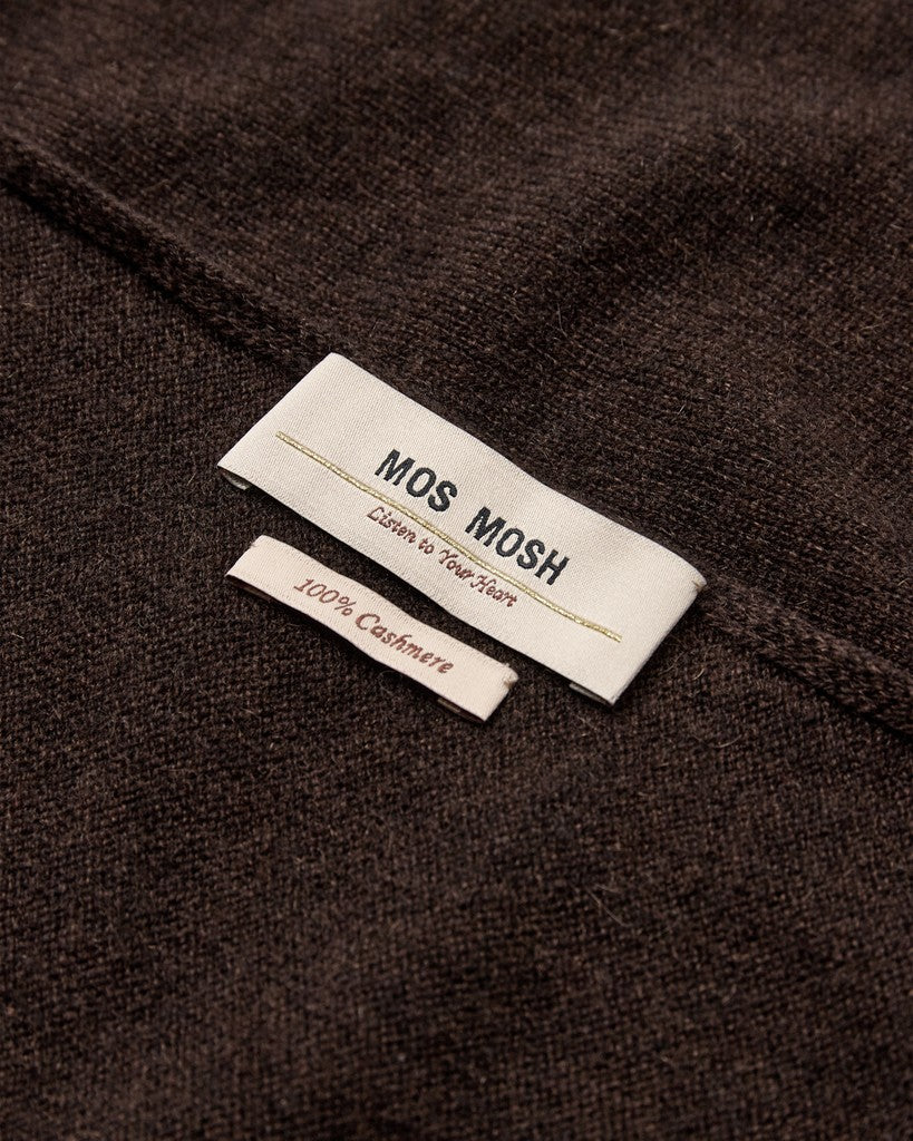 Mos Mosh, MMEnata Cashmere Knit Scarf Brun