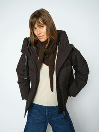 Mos Mosh, MMEnata Cashmere Knit Scarf Brun