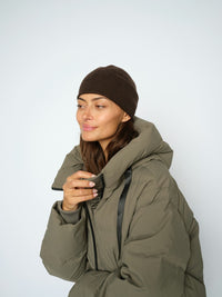 Mos Mosh, MMRua Cashmere Beanie Brun
