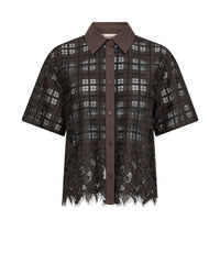 Mos Mosh, MMLia Checko SS Lace Shirt, Delicioso