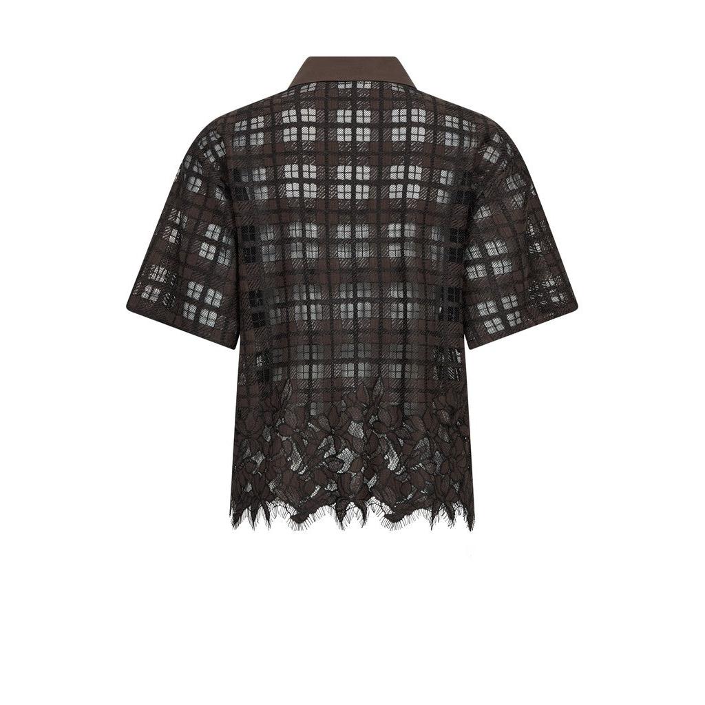 Mos Mosh, MMLia Checko SS Lace Shirt, Delicioso-Mos Mosh-Minlillebutik.dk