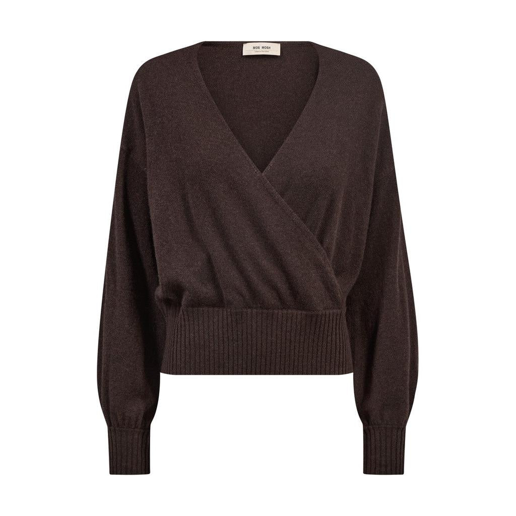 Mos Mosh, MMAdy Cashmere Wrap Knit-Mos Mosh-Minlillebutik.dk