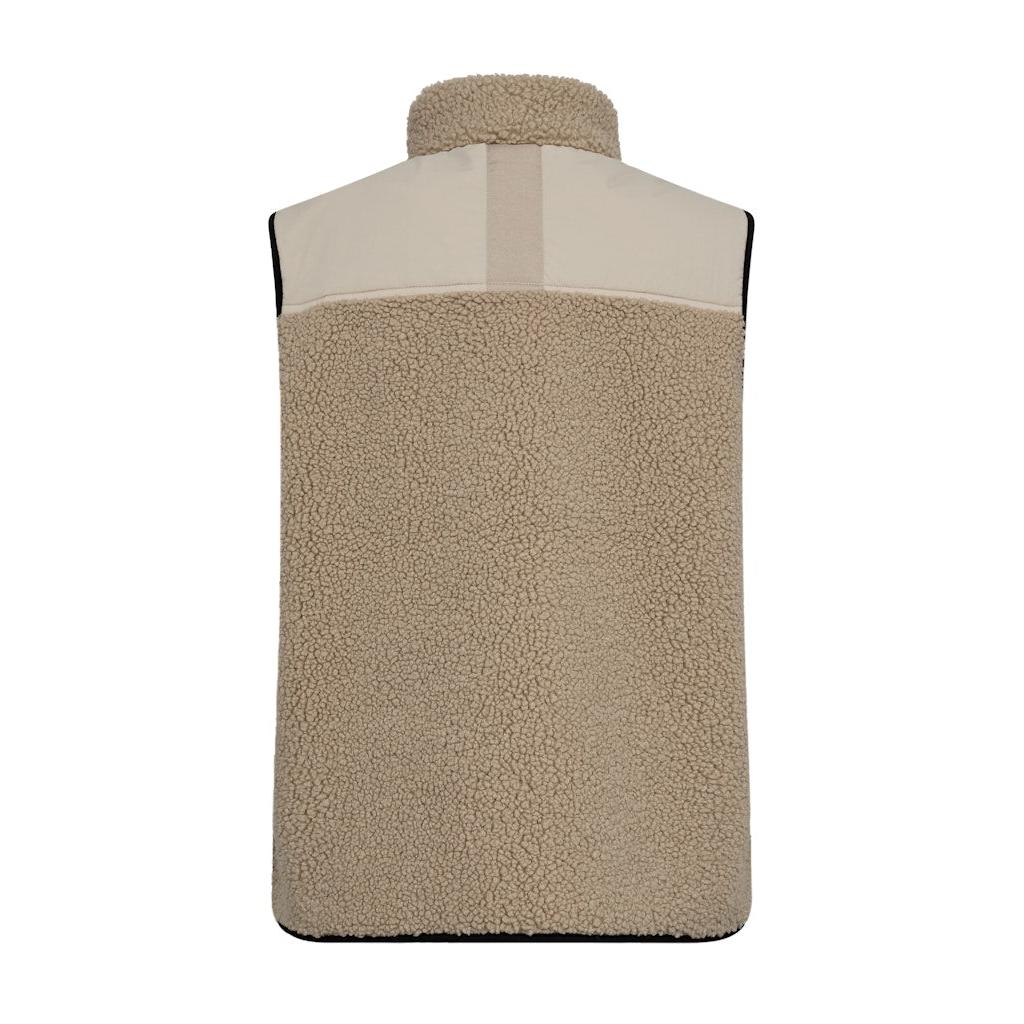 Mos Mosh, Rowe Eli Teddy Vest, Feather Grey