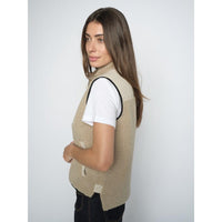 Mos Mosh, Rowe Eli Teddy Vest, Feather Grey