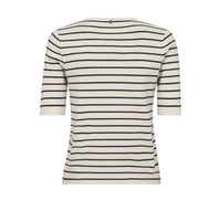 Mos Mosh, MMAliz Caliz Stripe SS Knit, India ink-Mos Mosh-Minlillebutik.dk