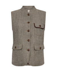 Mos Mosh, Abigail Utah Vest, Dark Camel