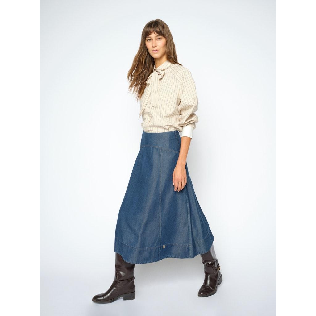 Mos Mosh, Aurora Lio Skirt, Dark Blue