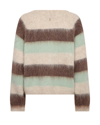 Mos Mosh, MMSuvi Stripe Knit, Frosty Green