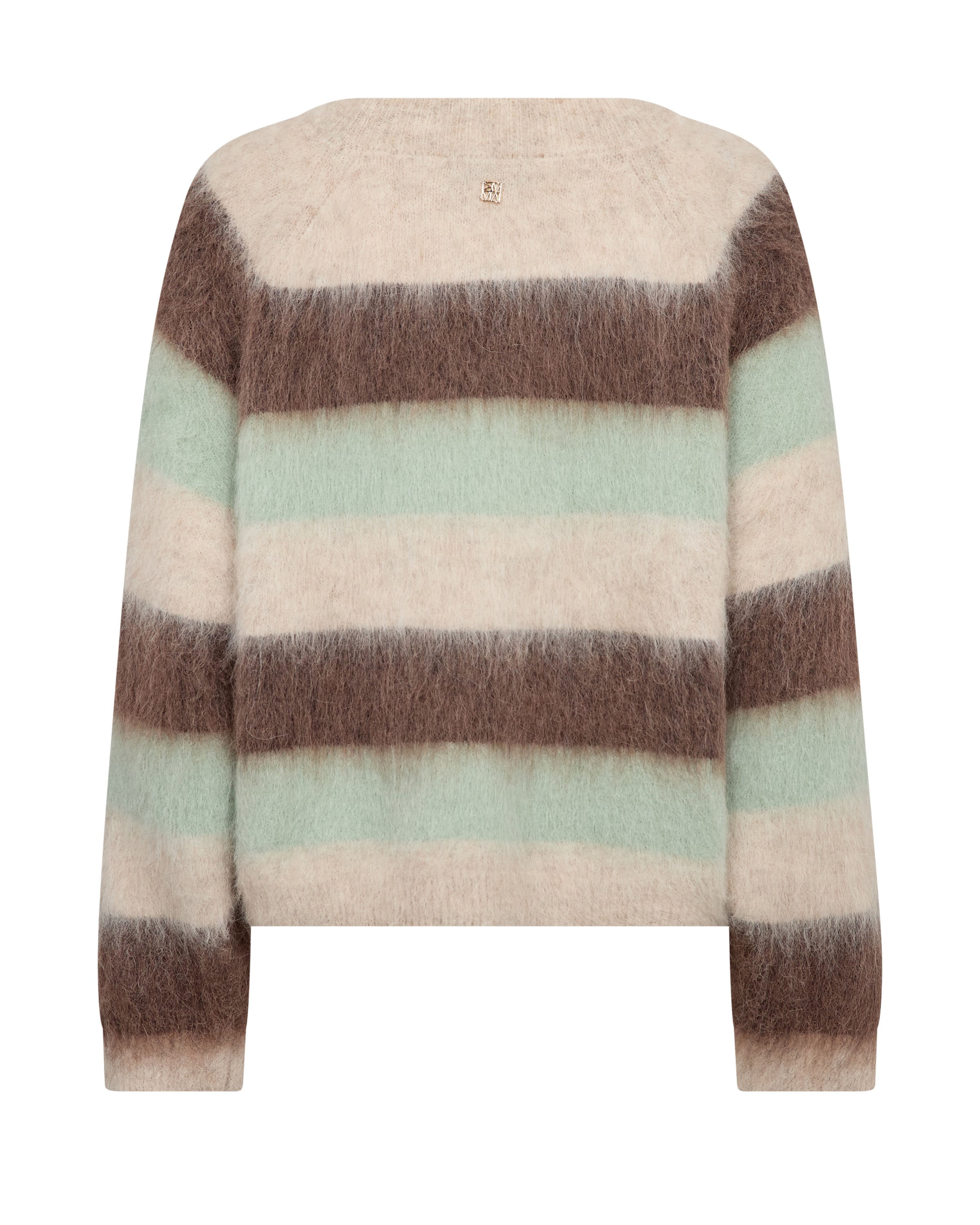 Mos Mosh, MMSuvi Stripe Knit, Frosty Green