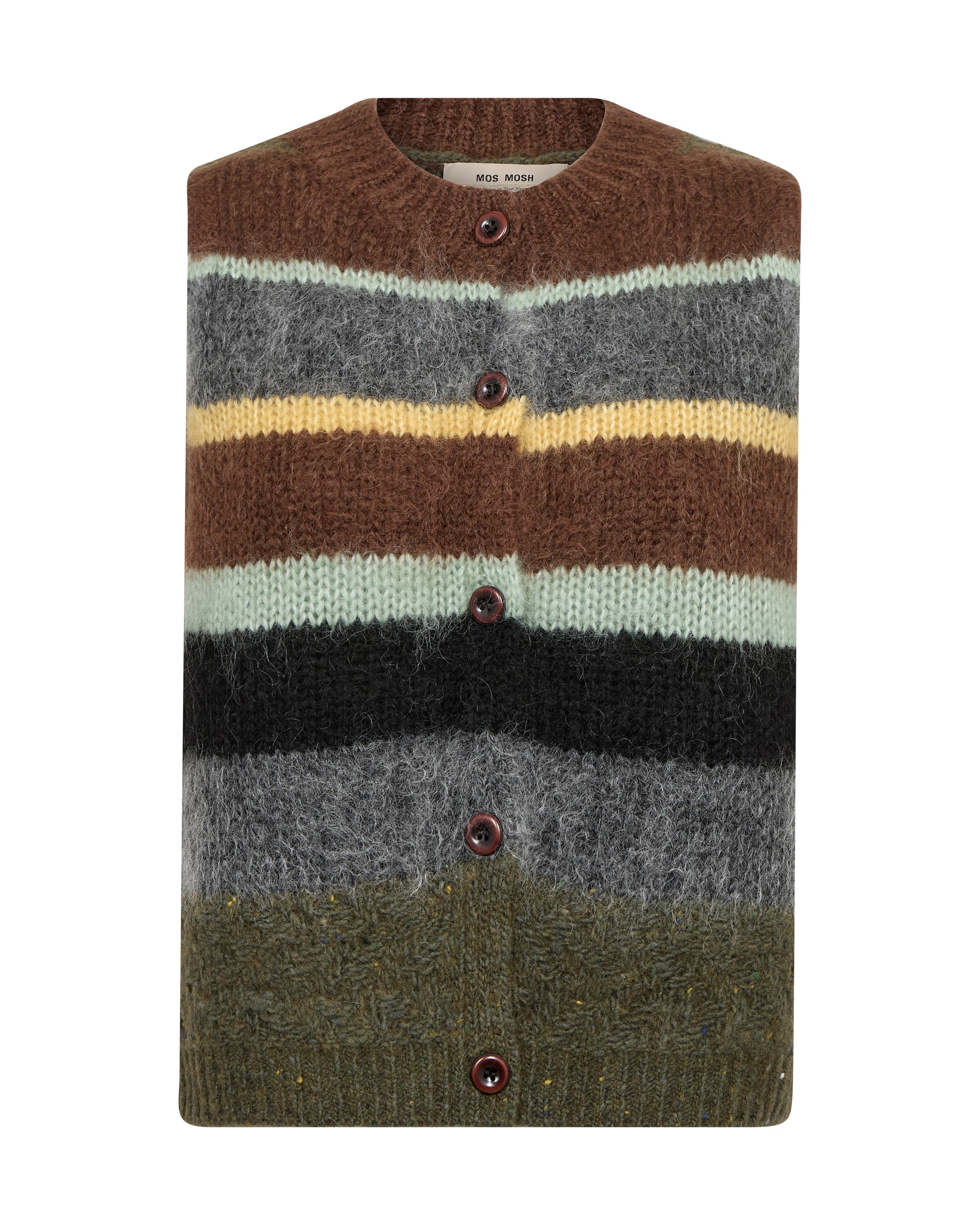 Mos Mosh, Esti Knit Vest, Rosin