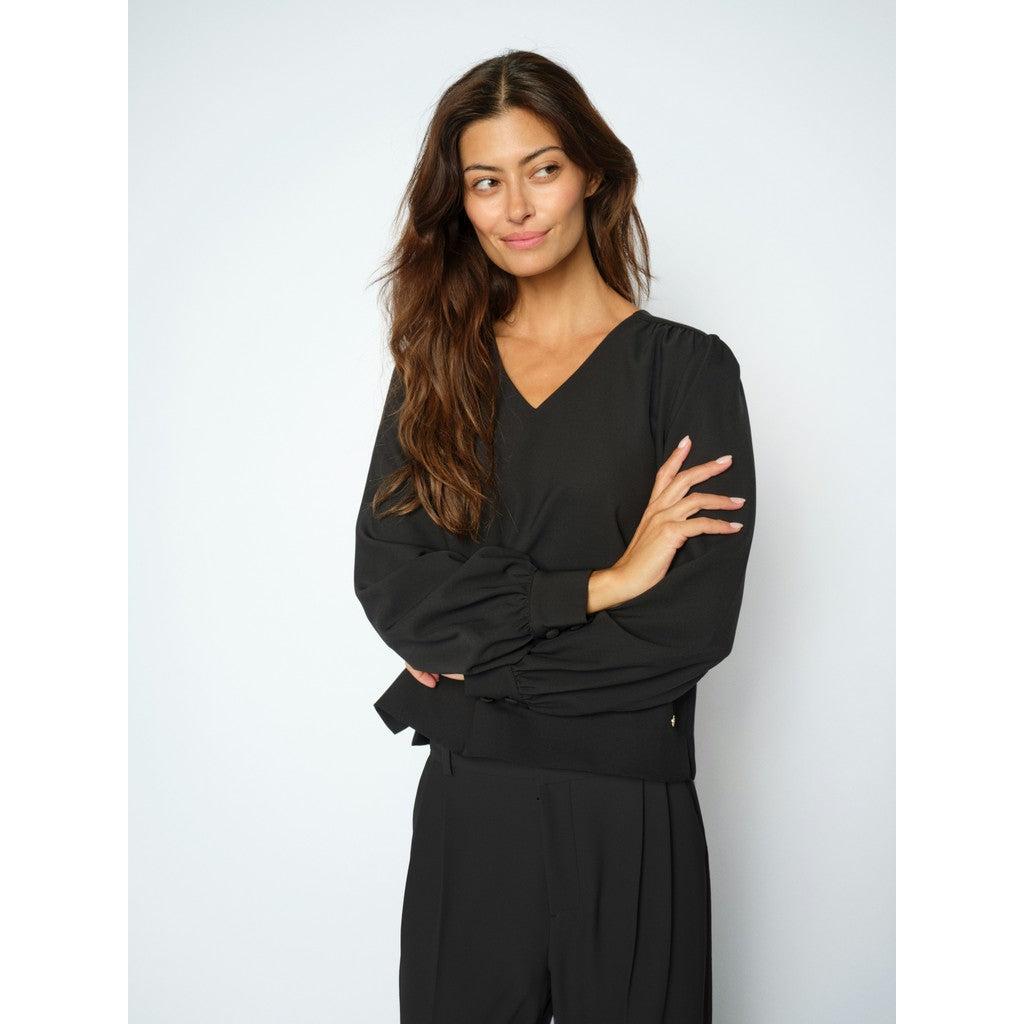 Mos Mosh, MMKylie Miley Blouse, Black