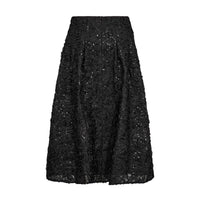 Mos Mosh, Reya Sequins Skirt, Black-Mos Mosh-Minlillebutik.dk