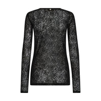 Mos Mosh, MMRose Mesh Blouse, Black