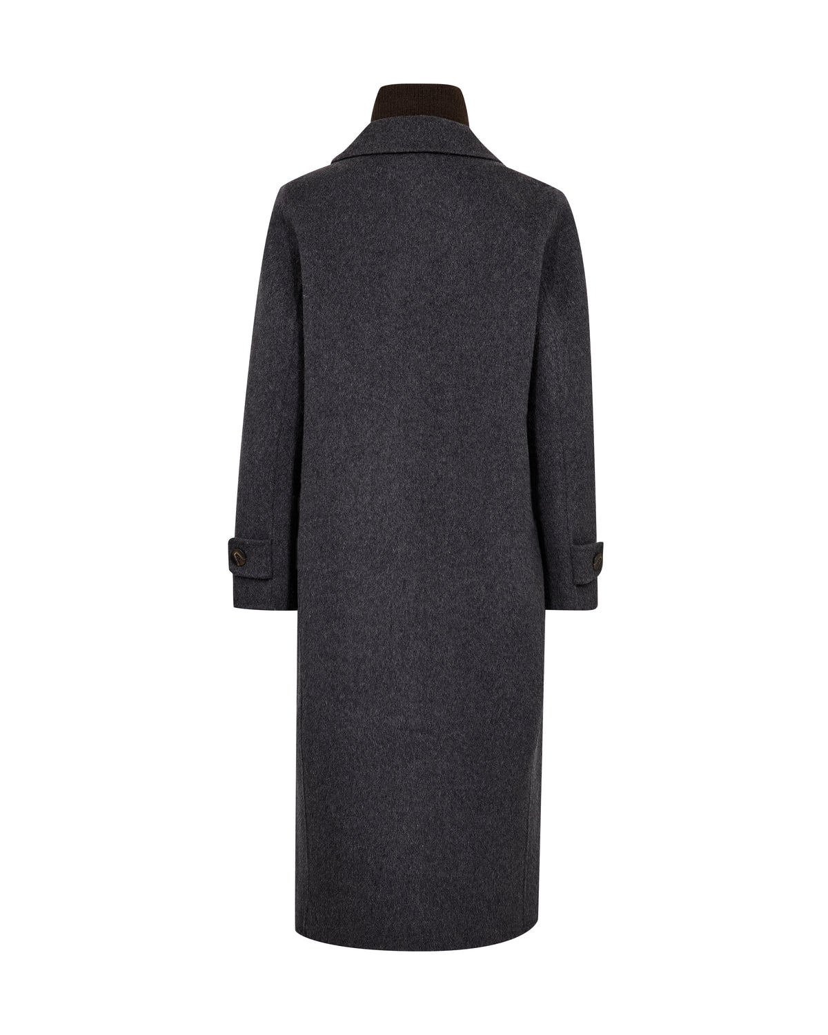 Mos Mosh, Alva Loisa Mock Neck Coat, Antracite