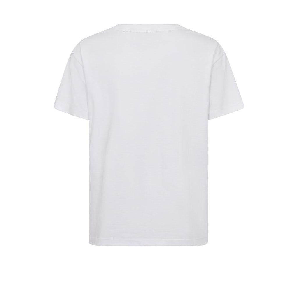 Mos Mosh, Chinn O-SS Tee, White-Mos Mosh-Minlillebutik.dk