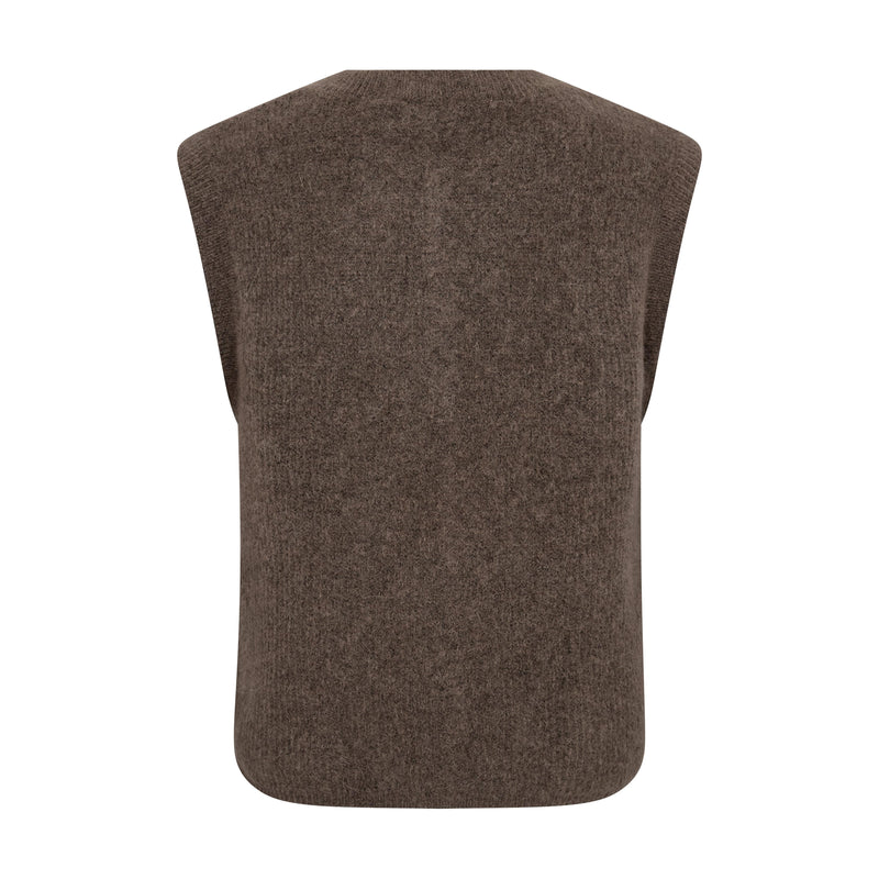 Mos Mosh, Almine Thora Knit Vest, Falcon-Mos Mosh-Minlillebutik.dk