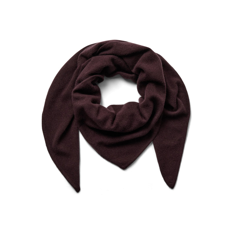 Mos Mosh, Enata Cashmere Knit Scarf, Fudge-Mos Mosh-Minlillebutik.dk