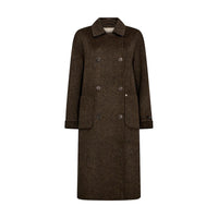 Mos Mosh, Lucca Barkley Wool Coat, Slate Black-Mos Mosh-Minlillebutik.dk