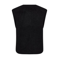 Mos Mosh, Almine Thora Knit Vest, Black-Mos Mosh-Minlillebutik.dk