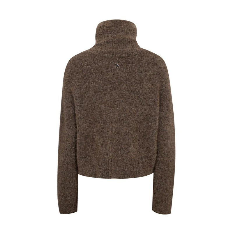 Mos Mosh, Hulda Knit Zip Cardigan, Bracken-Mos Mosh-Minlillebutik.dk