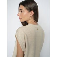 Mos Mosh, Namara O-SL Sweatshirt, Sesame-Mos Mosh-Minlillebutik.dk