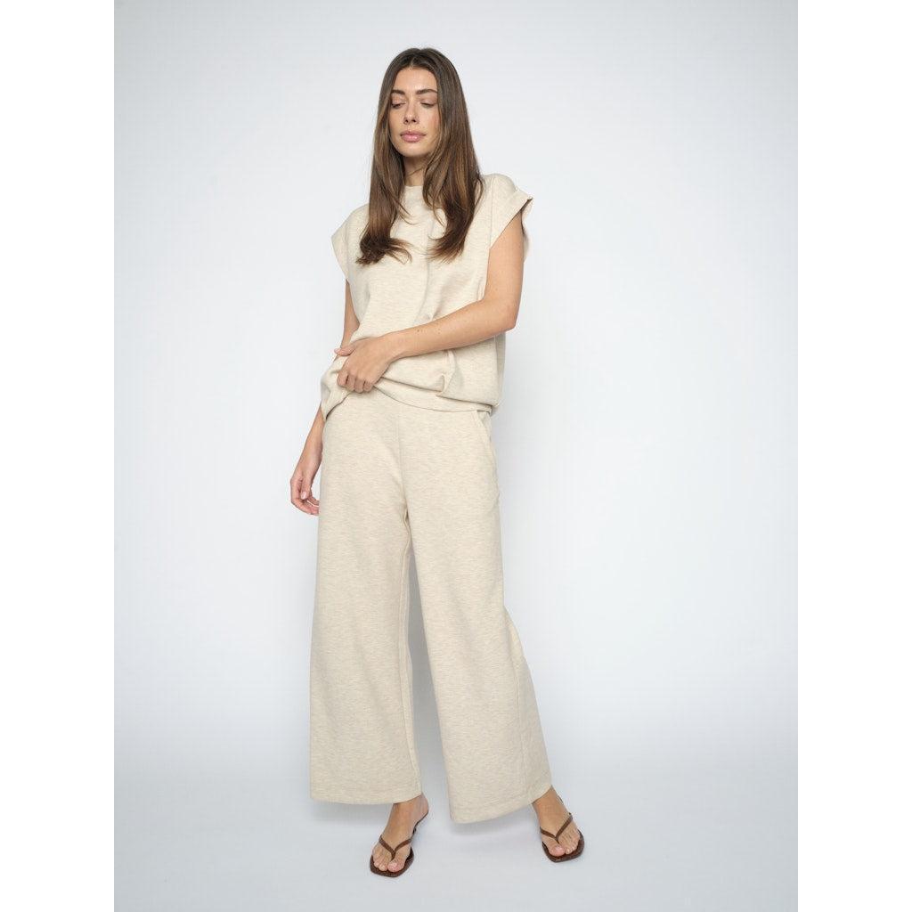 Mos Mosh, Namara Short Sweatpant, Sesame-Mos Mosh-Minlillebutik.dk