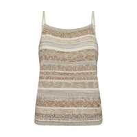 Mos Mosh, Kya Edele Knit Top, Ecru-Mos Mosh-Minlillebutik.dk