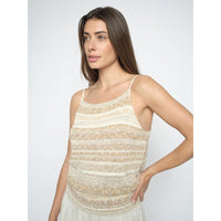 Mos Mosh, Kya Edele Knit Top, Ecru-Mos Mosh-Minlillebutik.dk